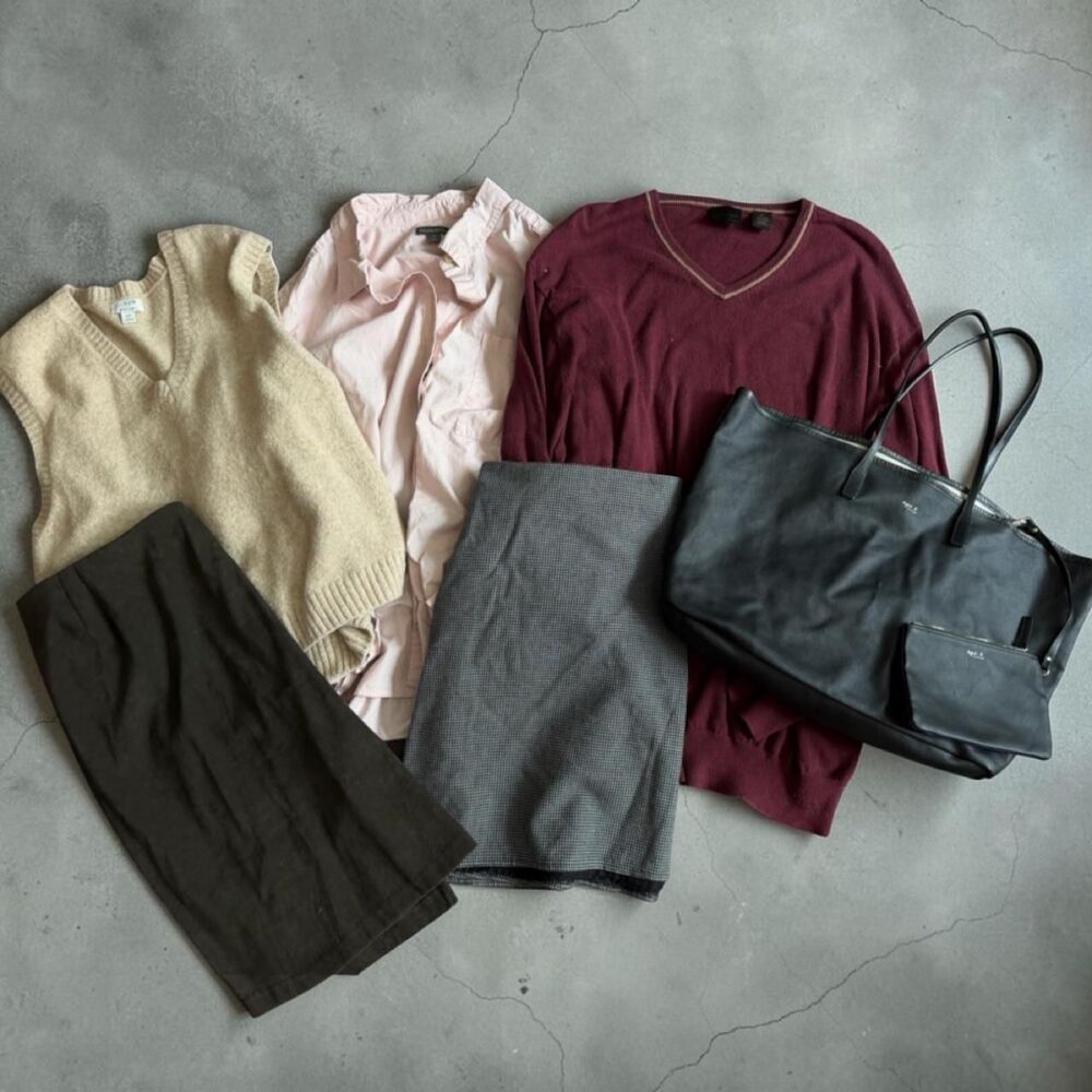 2X/3X Dark Academia Fall Capsule Wardrobe | 7-Piece Preppy Bundle